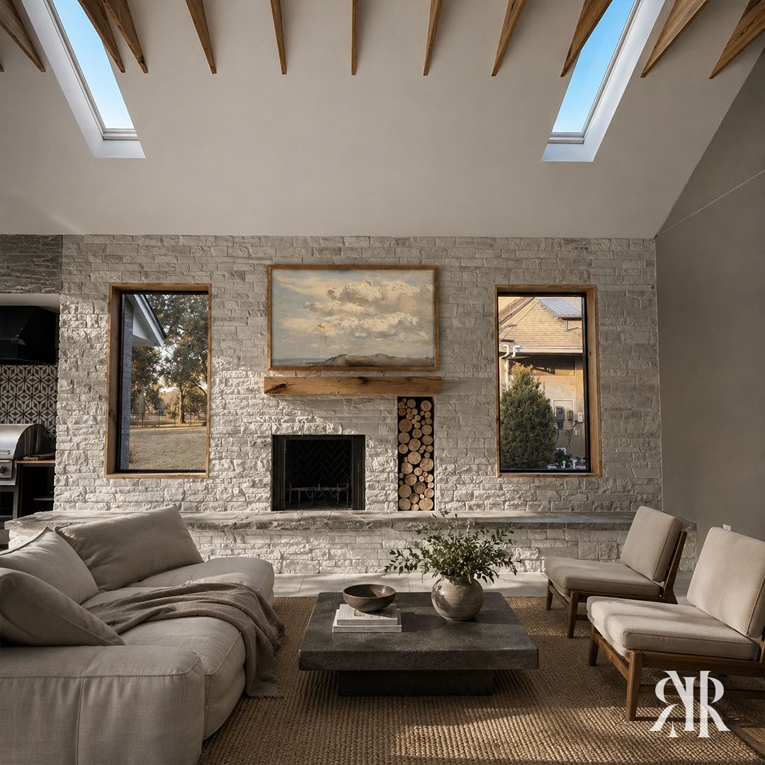 Natural Stone Fireplaces
